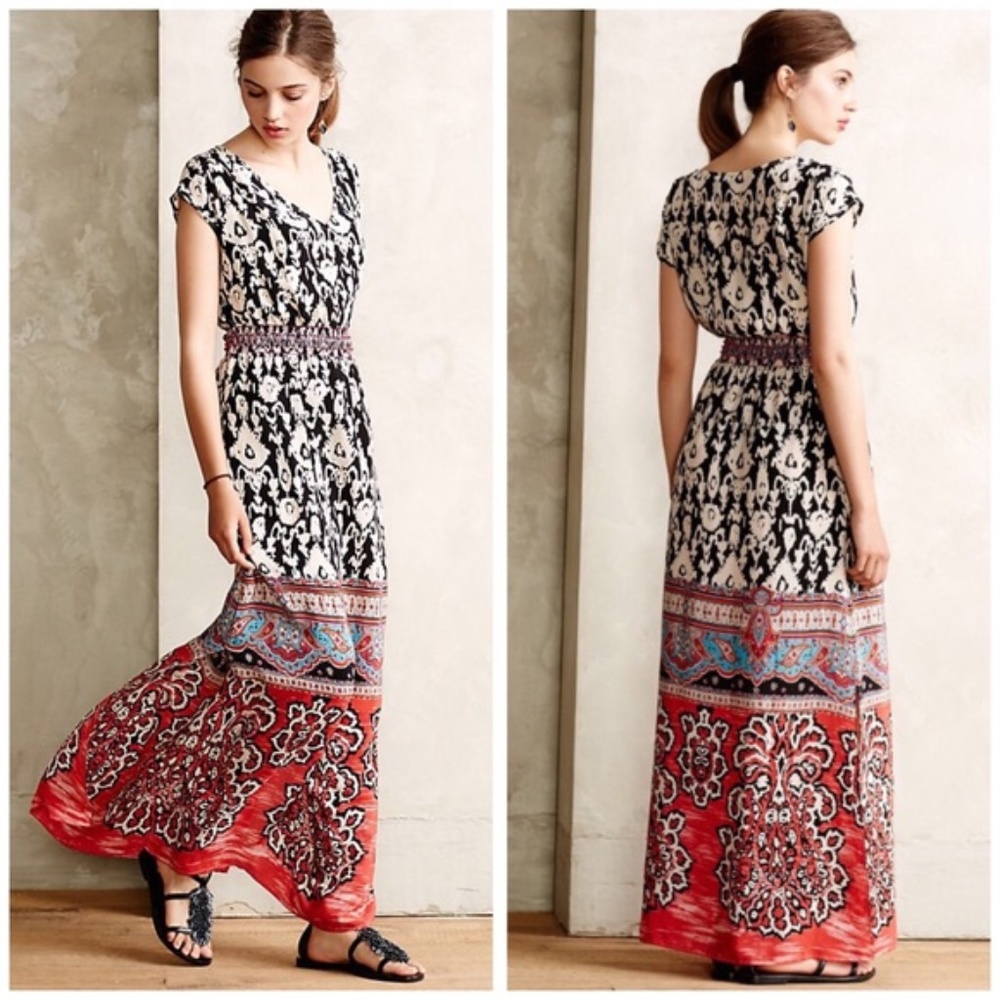 LIQUIDATING NWOT Anthro Vanessa Virginia “Chennai” Maxi Dress